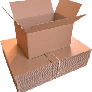 Versandkarton 39x28x22 cm – 2-wellig (EB Doppelwelle) – extra stabil – Faltkarton für sicheren Versand