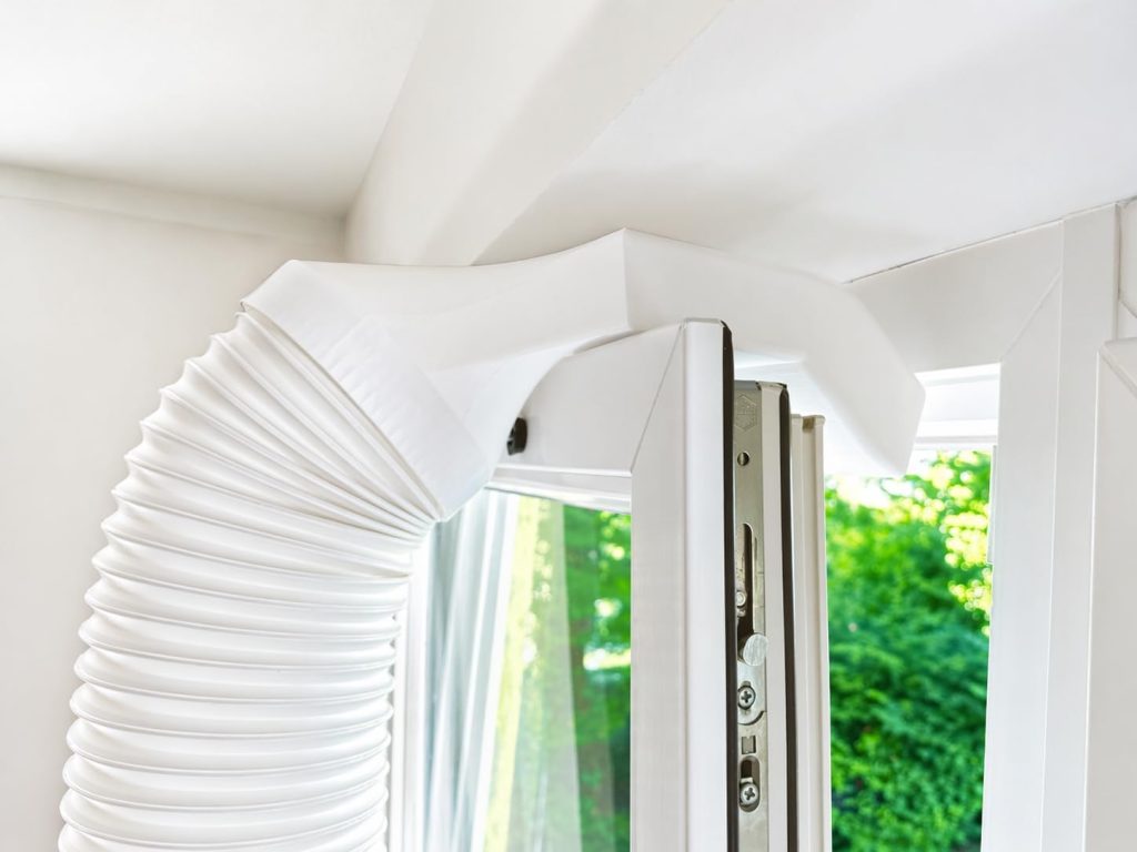 Extra breiter Kippfenster Abluft-Adapter für mobile Klimaanlagen mit 150mm Schlauch