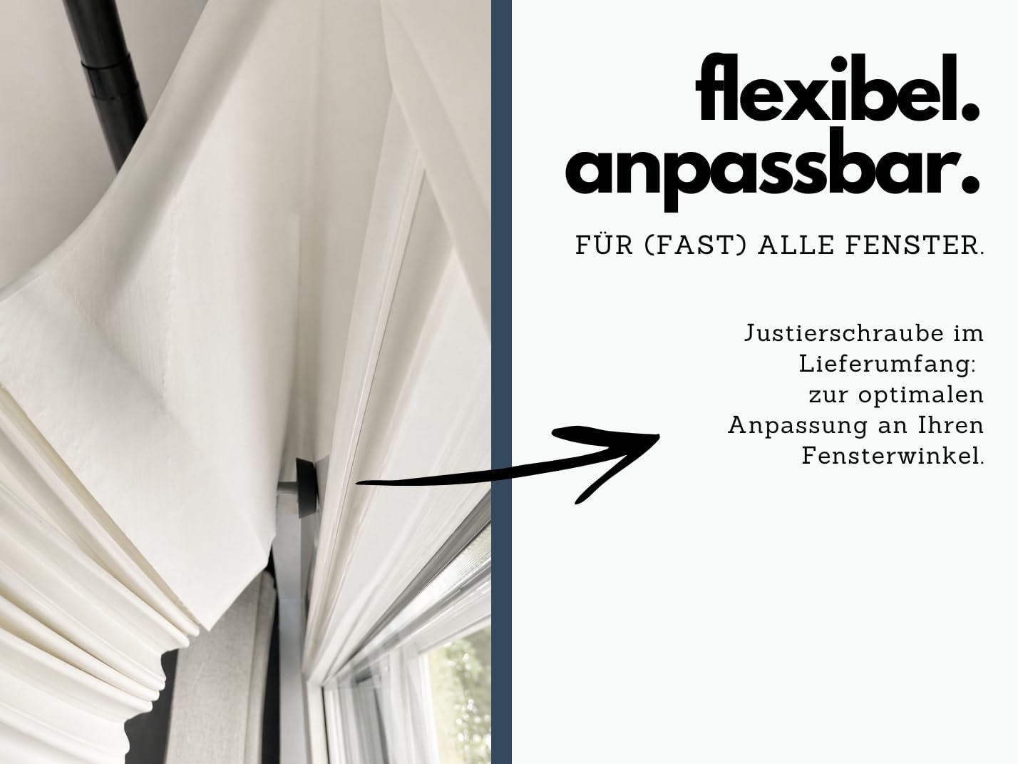 Extra breiter Kippfenster Abluft-Adapter für mobile Klimaanlagen mit 150mm Schlauch - Image 7