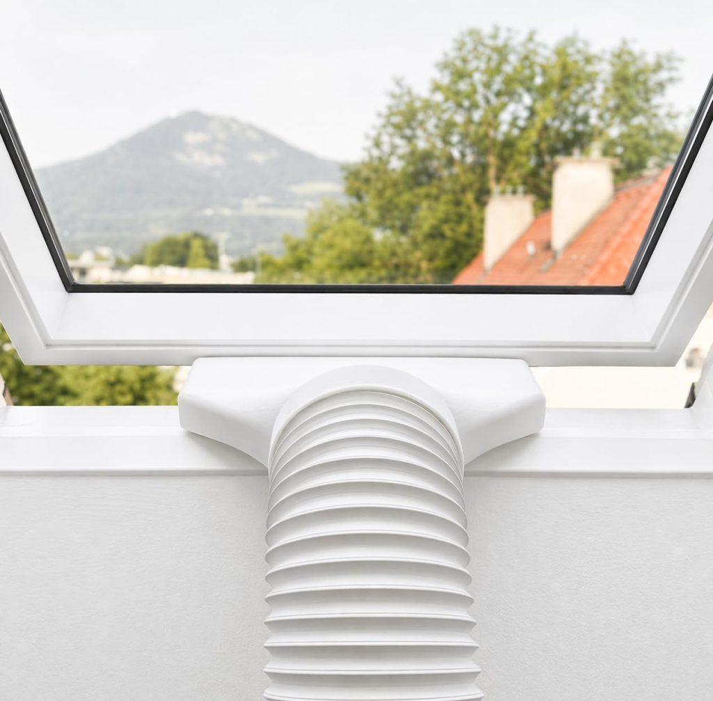 Extra breiter Dachfenster Abluft-Adapter für mobile Klimaanlagen mit 150mm Schlauch