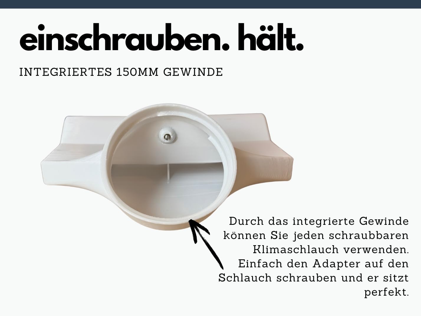 Extra breiter Kippfenster Abluft-Adapter für mobile Klimaanlagen mit 150mm Schlauch - Image 6