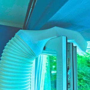 Extra breiter Kippfenster Abluft-Adapter für mobile Klimaanlagen mit 150mm Schlauch