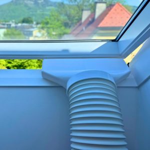 Extra breiter Dachfenster Abluft-Adapter für mobile Klimaanlagen mit 150mm Schlauch